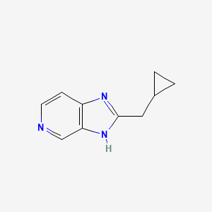 molecular formula C10H11N3 B13333253 2-(cyclopropylmethyl)-3H-imidazo[4,5-c]pyridine 