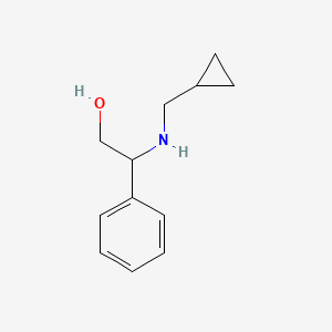 2-[(Cyclopropylmethyl)amino]-2-phenylethan-1-ol