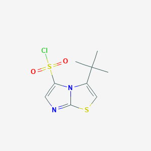 3-tert-Butylimidazo[2,1-b][1,3]thiazole-5-sulfonyl chloride