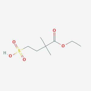 4-Ethoxy-3,3-dimethyl-4-oxobutane-1-sulfonic acid