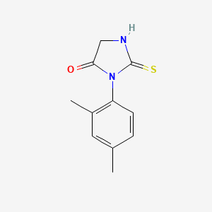 molecular formula C11H12N2OS B1333329 1-(2,4-二甲基苯基)-2-硫代-4,5-二氢-1H-咪唑-5-酮 CAS No. 852388-99-9