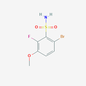 6-Bromo-2-fluoro-3-methoxybenzene-1-sulfonamide