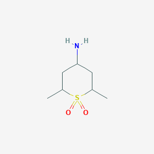 4-Amino-2,6-dimethyltetrahydro-2H-thiopyran 1,1-dioxide