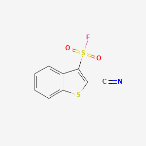 2-Cyano-1-benzothiophene-3-sulfonyl fluoride