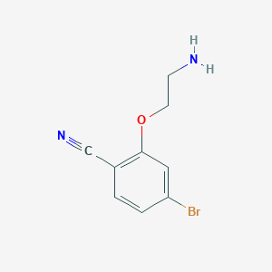 2-(2-Aminoethoxy)-4-bromobenzonitrile