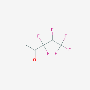 molecular formula C5H4F6O B1333346 3,3,4,5,5,5-六氟戊烷-2-酮 CAS No. 60249-67-4