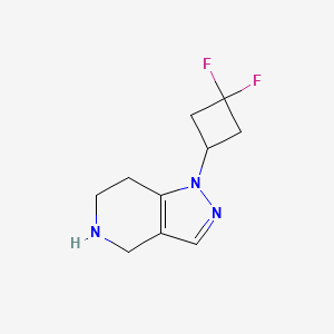 1-(3,3-Difluorocyclobutyl)-4,5,6,7-tetrahydro-1H-pyrazolo[4,3-c]pyridine