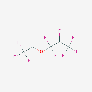 molecular formula C5H3F9O B1333347 1,1,2,3,3,3-Hexafluoropropyl 2,2,2-trifluoroethyl ether CAS No. 993-95-3