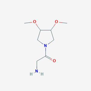 2-Amino-1-(3,4-dimethoxypyrrolidin-1-yl)ethan-1-one