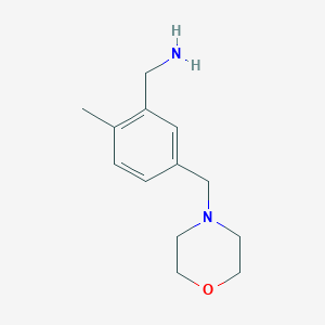 (2-Methyl-5-(morpholinomethyl)phenyl)methanamine