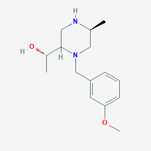 (1S)-1-((5S)-1-(3-Methoxybenzyl)-5-methylpiperazin-2-yl)ethan-1-ol