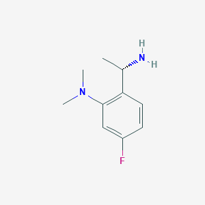 2-[(1S)-1-aminoethyl]-5-fluoro-N,N-dimethylaniline