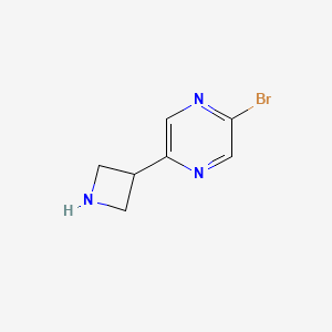 2-(Azetidin-3-yl)-5-bromopyrazine