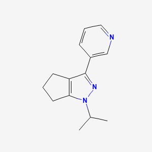 1-Isopropyl-3-(pyridin-3-yl)-1,4,5,6-tetrahydrocyclopenta[c]pyrazole