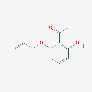 molecular formula C11H12O3 B1333362 2'-(烯丙氧基)-6'-羟基苯乙酮 CAS No. 23226-84-8