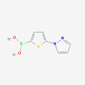 (5-(1H-Pyrazol-1-yl)thiophen-2-yl)boronic acid