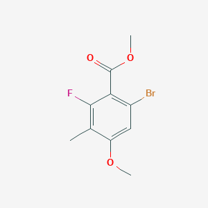 Methyl 6-bromo-2-fluoro-4-methoxy-3-methylbenzoate