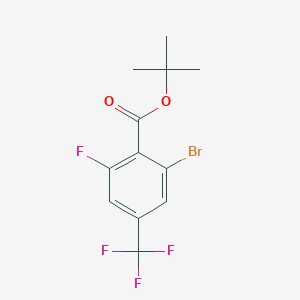 tert-Butyl 2-bromo-6-fluoro-4-(trifluoromethyl)benzoate