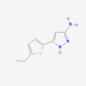 3-(5-ethylthiophen-2-yl)-1H-pyrazol-5-amine