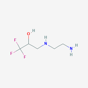 3-((2-Aminoethyl)amino)-1,1,1-trifluoropropan-2-ol