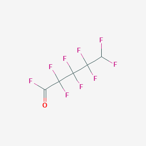 molecular formula C5HF9O B1333375 2,2,3,3,4,4,5,5-octafluoropentanoyl Fluoride CAS No. 813-03-6