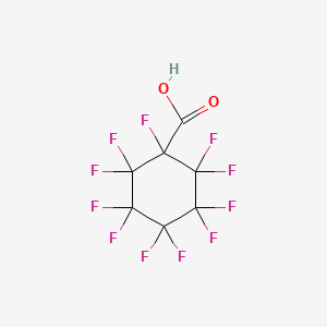 molecular formula C7HF11O2 B1333380 Perfluorocyclohexanecarboxylic acid CAS No. 374-88-9