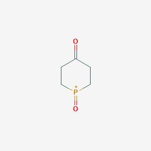 molecular formula C5H8O2P+ B13333828 Phosphinan-4-one 1-oxide 