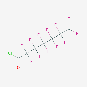 molecular formula C7HClF12O B1333386 2,2,3,3,4,4,5,5,6,6,7,7-十二氟庚酰氯 CAS No. 41405-35-0