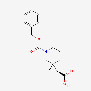 Rel-(1S,3R)-5-((benzyloxy)carbonyl)-5-azaspiro[2.5]octane-1-carboxylic acid