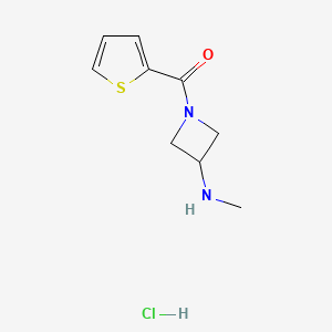 (3-(Methylamino)azetidin-1-yl)(thiophen-2-yl)methanone hydrochloride