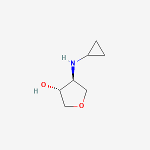 Rel-(3R,4S)-4-(cyclopropylamino)tetrahydrofuran-3-ol