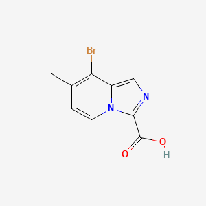 8-Bromo-7-methylimidazo[1,5-a]pyridine-3-carboxylic acid