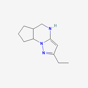 11-Ethyl-1,8,12-triazatricyclo[7.3.0.0,2,6]dodeca-9,11-diene