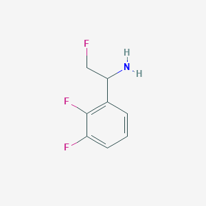 1-(2,3-Difluorophenyl)-2-fluoroethan-1-amine