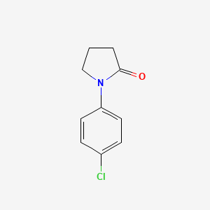 molecular formula C10H10ClNO B1333400 1-(4-氯苯基)-2-吡咯烷酮 CAS No. 7661-33-8