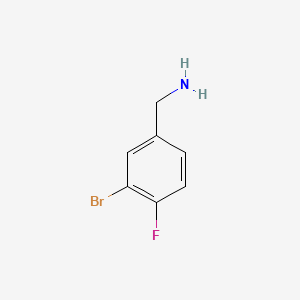 (3-Bromo-4-fluorophenyl)methanamine
