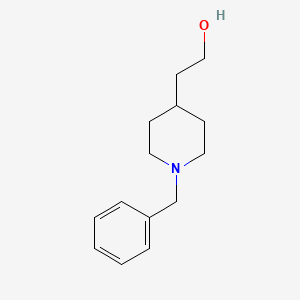 molecular formula C14H21NO B1333407 2-(1-Benzylpiperidin-4-yl)ethanol CAS No. 76876-70-5