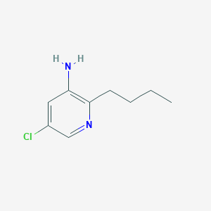 2-Butyl-5-chloropyridin-3-amine