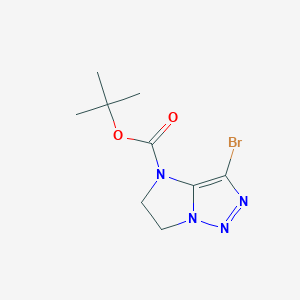 tert-Butyl 3-bromo-5,6-dihydro-4H-imidazo[1,2-c][1,2,3]triazole-4-carboxylate