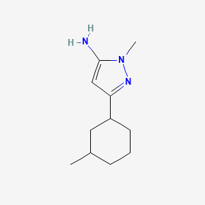 1-Methyl-3-(3-methylcyclohexyl)-1H-pyrazol-5-amine