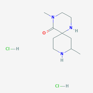 4,8-Dimethyl-1,4,9-triazaspiro[5.5]undecan-5-one dihydrochloride