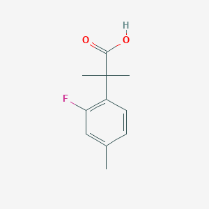 2-(2-Fluoro-4-methylphenyl)-2-methylpropanoic acid