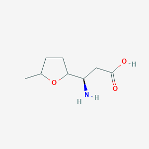 (3R)-3-Amino-3-(5-methyloxolan-2-yl)propanoic acid