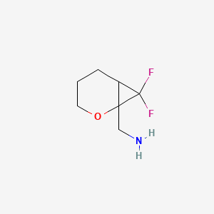 (7,7-Difluoro-2-oxabicyclo[4.1.0]heptan-1-yl)methanamine