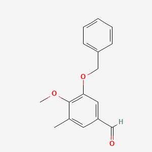 3-(Benzyloxy)-4-methoxy-5-methylbenzaldehyde