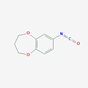 molecular formula C10H9NO3 B1333430 3,4-二氢-2H-1,5-苯并二氧杂环庚-7-基异氰酸酯 CAS No. 368869-87-8