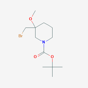 tert-Butyl 3-(bromomethyl)-3-methoxypiperidine-1-carboxylate