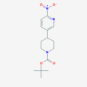 tert-Butyl 4-(6-nitropyridin-3-yl)piperidine-1-carboxylate