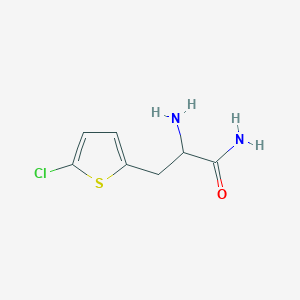 2-Amino-3-(5-chlorothiophen-2-yl)propanamide