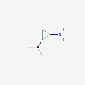 molecular formula C6H13N B13334460 Rel-(1R,2S)-2-isopropylcyclopropan-1-amine 